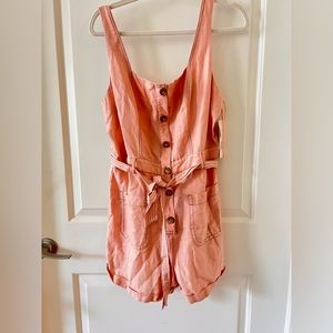 Pink Zara romper, Size large.
